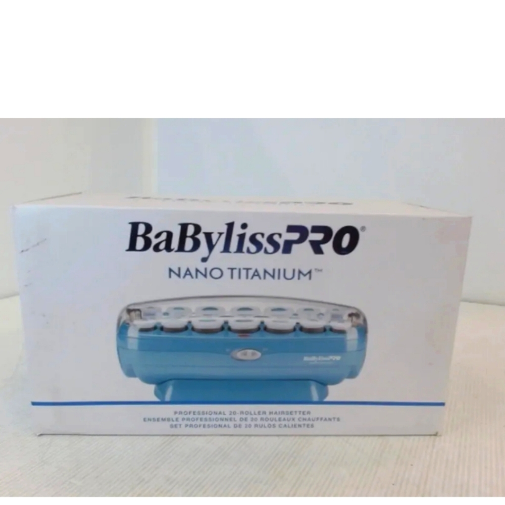 NIB BaBylissPRO Nano Titanium Professional 20-Roller Hairsetter- read details